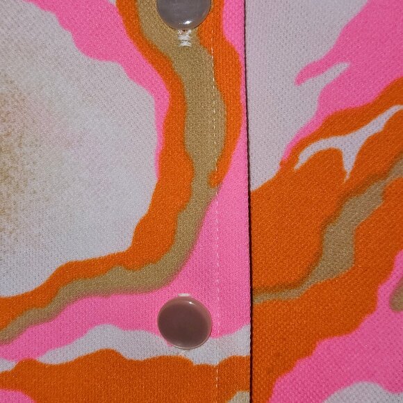 1960's Pink Polyester Women's Vest - Picture 3 of 5